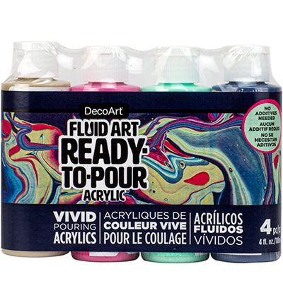DASK584-B - DecoArt - Carnival - Fluid Art Ready-to-pour Acrylic Packs