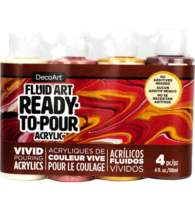 DASK658-B - DecoArt - Sunkissed - Fluid Art Ready-to-pour Acrylic Packs