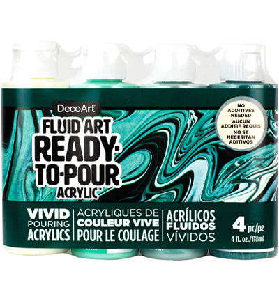 DASK659-B - DecoArt - Soothing Nature - Fluid Art Ready-to-pour Acrylic Packs