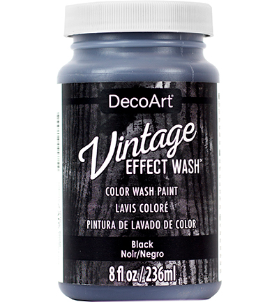 DCW01-64 - DecoArt - Black/Noir - Vintage Effect Wash