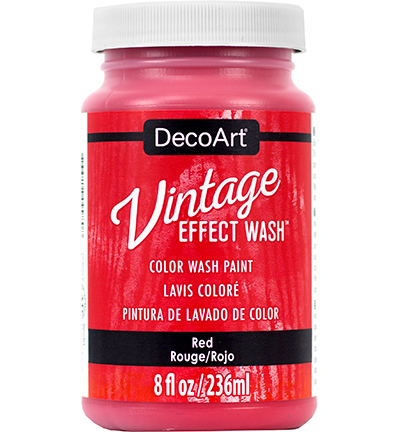 DCW06-45 - DecoArt - Red - Vintage Effect Wash