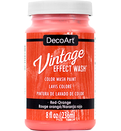 DCW07-45 - DecoArt - Red Orange - Vintage Effect Wash