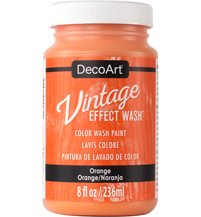 DCW08-45 - DecoArt - Orange - Vintage Effect Wash