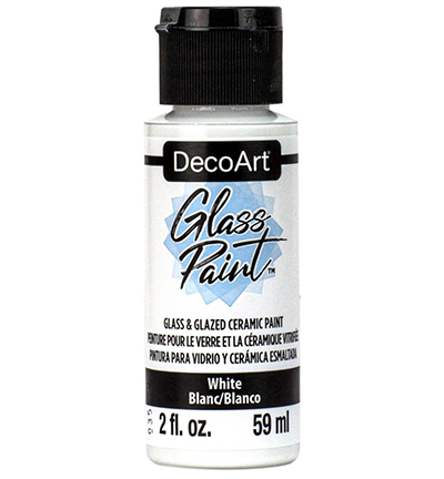 DGP01-30 - DecoArt - Glass Paint, White - 