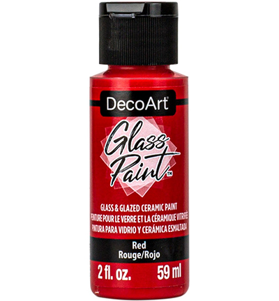 DGP03-30 - DecoArt - Glass Paint, Red - 