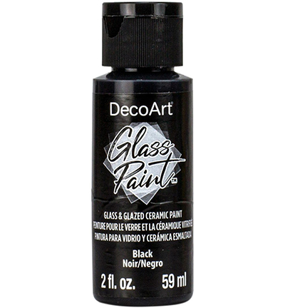 DGP14-30 - DecoArt - Glass Paint, Black - 