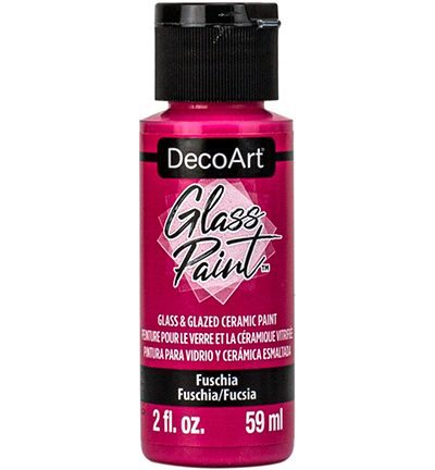 DGP16-30 - DecoArt - Glass Paint, Fuchsia - 
