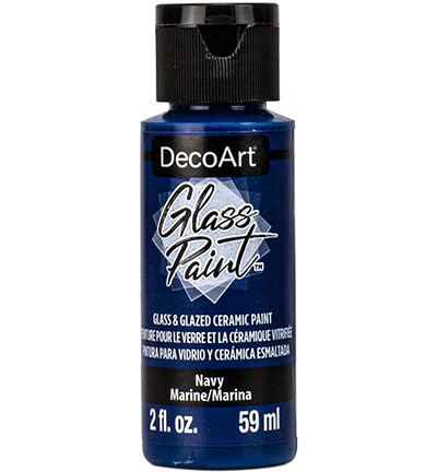 DGP18-30 - DecoArt - Glass Paint, Navy - 