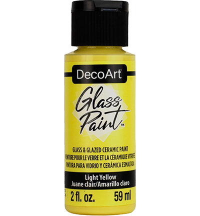 DGP22-30 - DecoArt - Glass Paint, Light Yellow - 