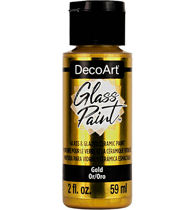 DGP26-30 - DecoArt - Glass Paint, Gold - 
