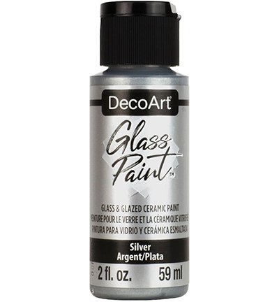 DGP27-30 - DecoArt - Glass Paint, Silver - 