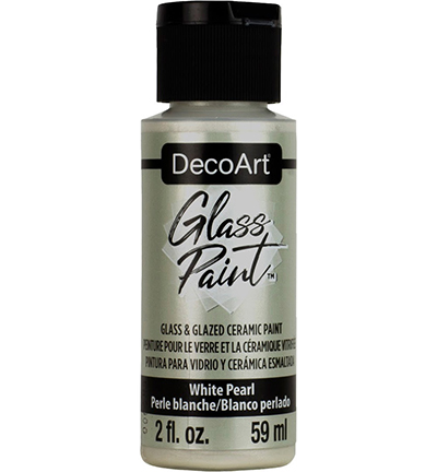 DGP28-30 - DecoArt - Glass Paint, White Pearl - 