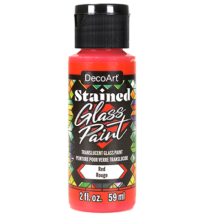 DTGP01-30 - DecoArt - Glass Paint Translucent, Red - 