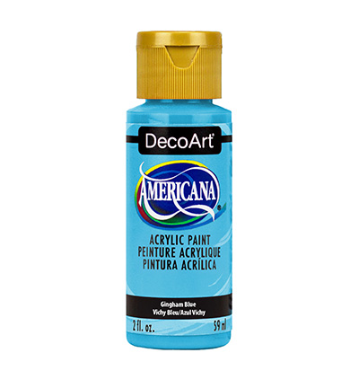 DA434-3 - DecoArt - Gingham Blue - 