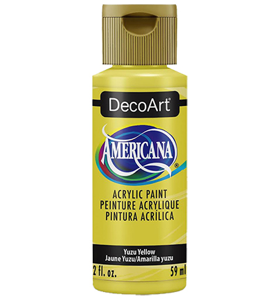 DA441-3 - DecoArt - Americana Acrylics – Yuzu Yellow - Americana Acrylics
