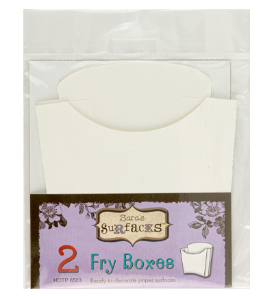 HOTP-6523 - Hot Off The Press - Sara's Surfaces - Fry boxes (2 /pk) - 