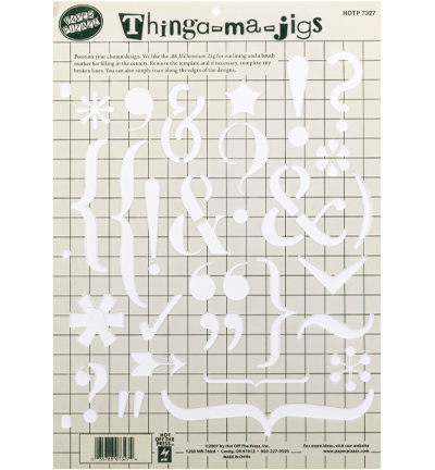 HOTP-7327 - Hot Off The Press - Template, Thinga-Ma-Jigs - 