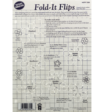 HOTP-7325 - Hot Off The Press - Template, Fold-It Flips - Fold-it