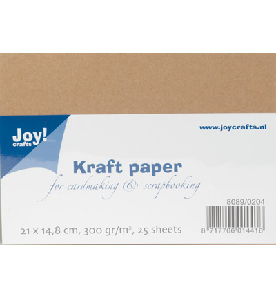 8089-0204 - Joy!Crafts - (25) Kraft Paper - A5, 300 grams