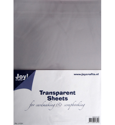 8002/0100 - Joy!Crafts - (5) Transparant Sheets - A4