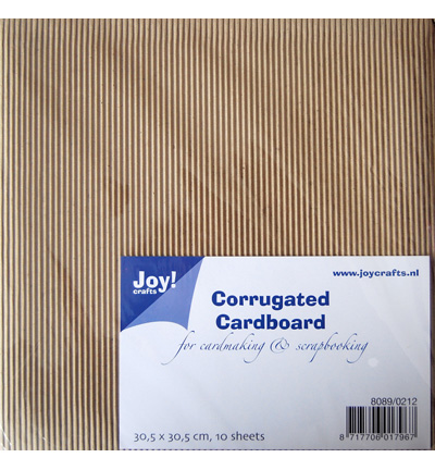 8089/0212 - Joy!Crafts - (10) Carton ondulé - Scrap