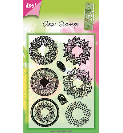6410/0063 - Joy!Crafts - Tampon Wreaths - kransen - 
