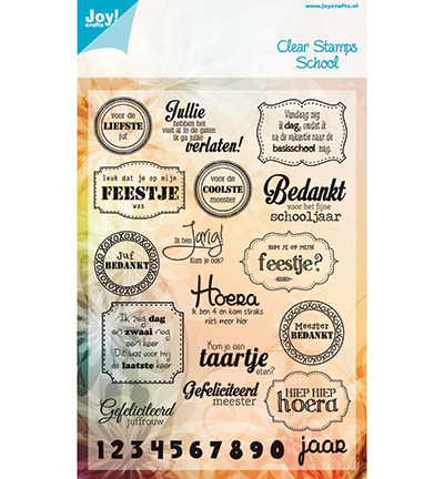 6410/0082 - Joy!Crafts - Voor de liefste juf(NL) - Textes