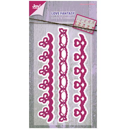6002/0404 - Joy!Crafts - 3 randen - A - - Cutting & Embossing