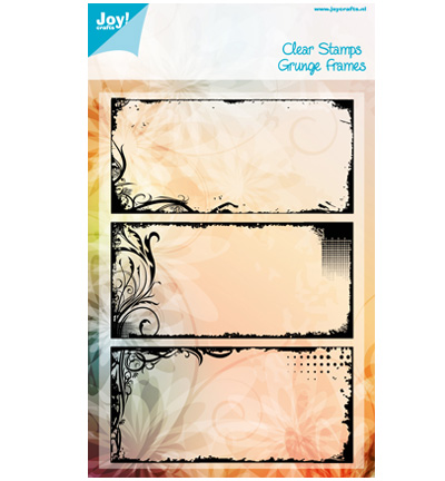 6410/0313 - Joy!Crafts - Clear Stamp Grunge Frames - Général