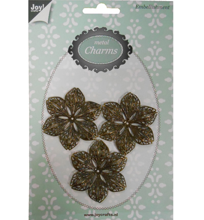6350/0310 - Joy!Crafts - Fleurs - Metal Charms