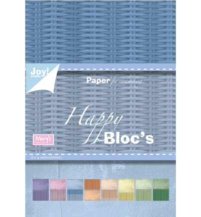 6011/0066 - Joy!Crafts - Happy Bloc - Paper bloc, 21x15cm