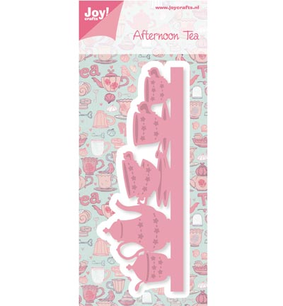 6002/0398 - Joy!Crafts - Bord. tasses/théière - Cutting & Embossing