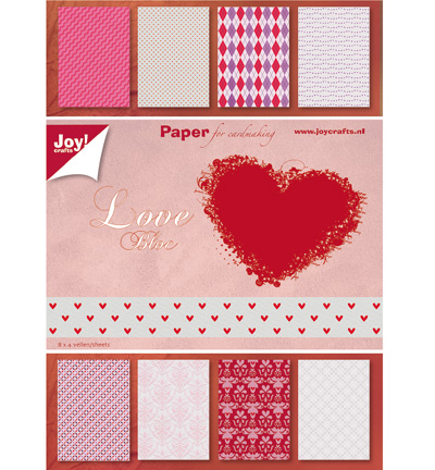 6011/0082 - Joy!Crafts - Valentine - Paper bloc, 21x15cm
