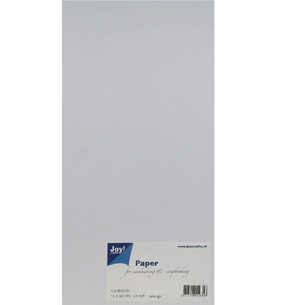 8013/0161 - Joy!Crafts - Wit - 15x30cm, 200 grams
