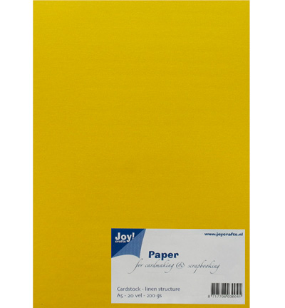 8099/0244 - Joy!Crafts - Geel - A5, 225 grams