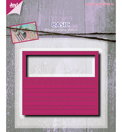 6002/0516 - Joy!Crafts - Mery rechthoek fantasie - Cadres, Etiquettes, Billets