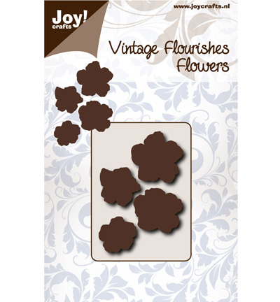 6003/0066 - Joy!Crafts - Fleurs 5 pétales - Cutting Vintage Flourishes