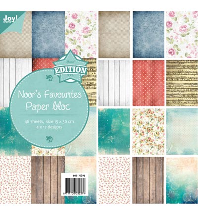 6011/0396 - Joy!Crafts - Noor's favourites - Paper bloc, 15x30cm