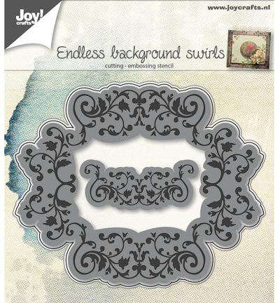 6002/0649 - Joy!Crafts - Fond + bord swirls - 