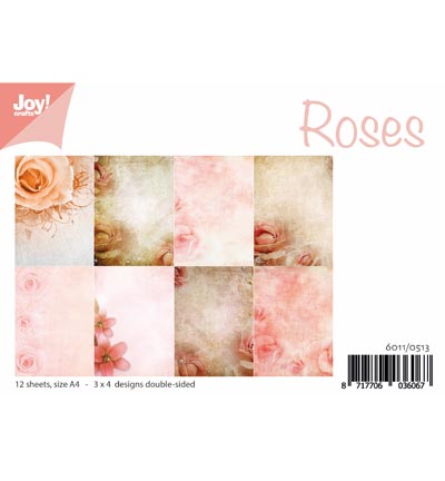 6011/0513 - Joy!Crafts - Roses - Papier Set A4