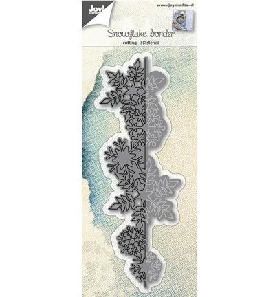 6002/0690 - Joy!Crafts - 3D - Bord flocons - 