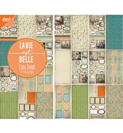 6011/0381 - Joy!Crafts - Cool dudes - Blocs prédécoupés