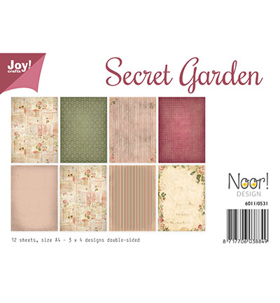 6011/0531 - Joy!Crafts - Secret Garden - Papier Set A4