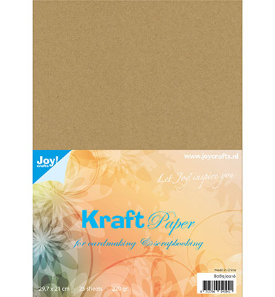 8089/0216 - Joy!Crafts - Kraft papier - A4, 220 grams