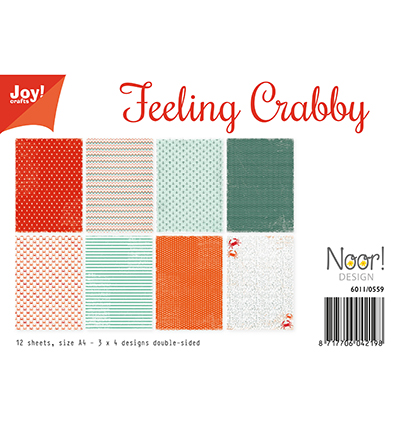 6011/0559 - Joy!Crafts - Design Feeling Crabby - Papier Set A4