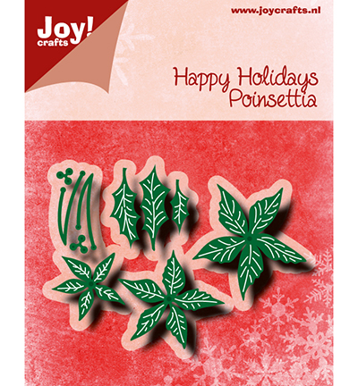 6002/1048 - Joy!Crafts - Déc.-embosse – HH – Poinsettia - 