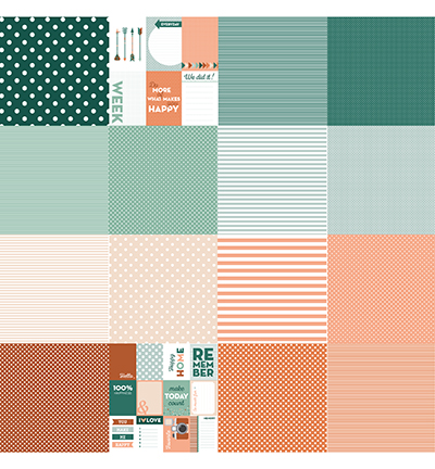 6011/0574 - Joy!Crafts - papier design - Noor - Dots&Stripes - 