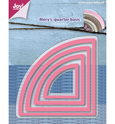 6002/1159 - Joy!Crafts - Découpe – Mery s Quart de cercle-base - Bords, coins