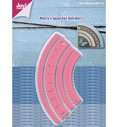6002/1160 - Joy!Crafts - Découpe – Mery s Bords quart de cercle - 