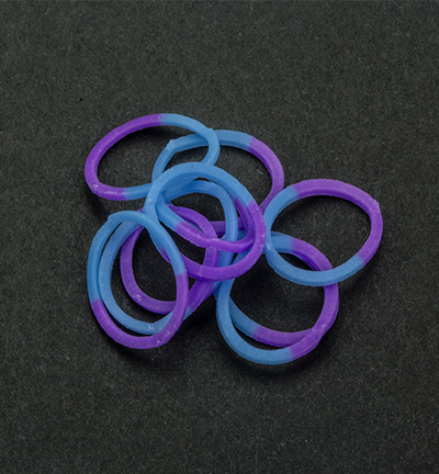 6200/0835 - Joy!Crafts - Elastiques Purple/Blue - Duotone